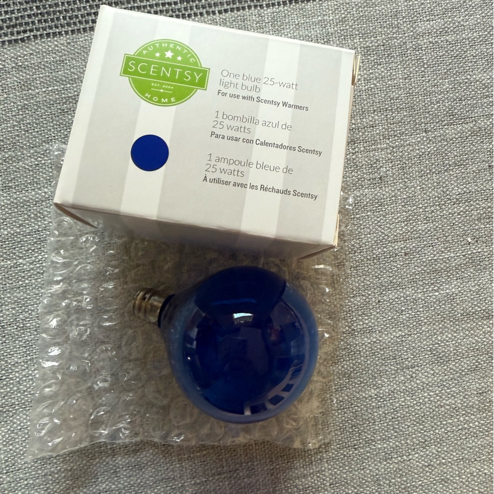 Lot of 6 Scentsy 25 Watt Replacement Bulbs in Blue, Green, and Purple New In Box - Picture 3 of 6